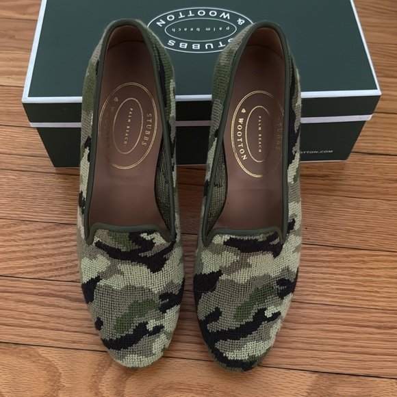 Stubbs & Wootton Camouflage Loafers - Picture 3 of 16